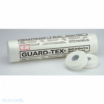 GUARD-TEX E1699 Safety Tape White 1 in W 30 yd. L PK12, 8XF35