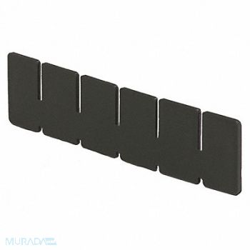LEWISBINS Divider Black Polyethylene 1.9 in, 8Y157