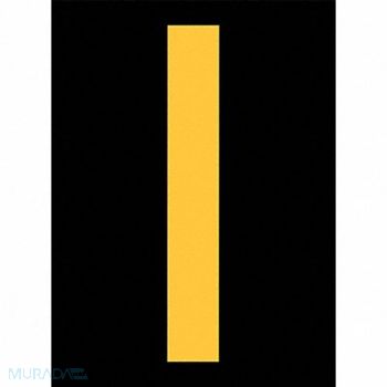 STRANCO INC Reflective Letter Label I 2-1/2in H PK25, 8Y269