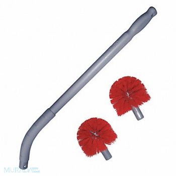 UNGER Toilet Brush 26 in L Red, 8YE67