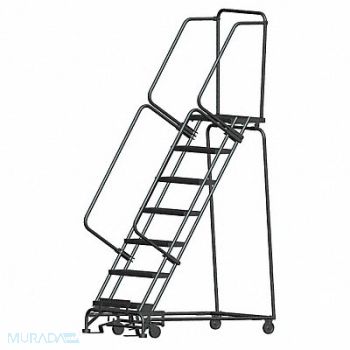BALLYMORE Lockstep Rolling Ladder Steel 70 In.H, 8YFK2
