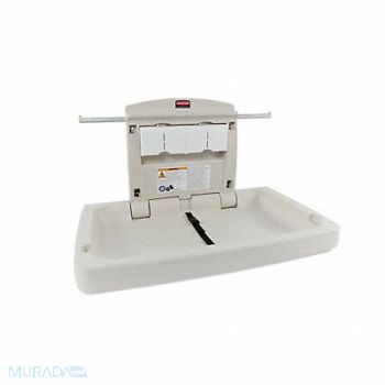 RUBBERMAID COMMERCIAL PRODUCTS Changing Station Gray 33 1/2 in W, 8YJY2