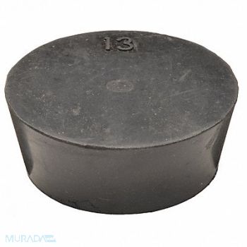 GRAINGER APPROVED Stopper 25mm Black PK4, 8YK45