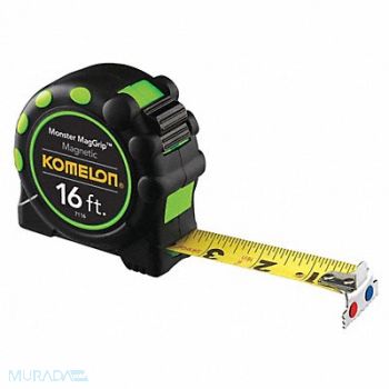 KOMELON Magnetic Tip Tape Measure 1 x 16 ft., 8YU93