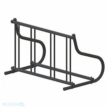 MADRAX Bike Rack 1-Sided 4-Bike 48 in Black, 8Z839