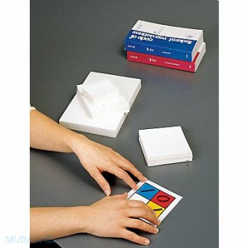 BRADY Label Overlay 6-1/2 In x6-1/2 In PK100, 9EYA9