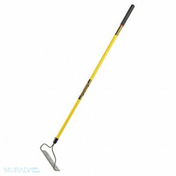 SEYMOUR MIDWEST STRUCTRON Rake 16Tines 60 in Fiberglass Handle, 8ZCJ5