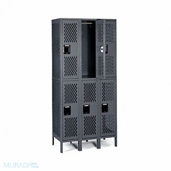 TENNSCO Wrdrb Lckr 2x3Lckr Gray 78 x36 x18 Assm, 8ZDC8