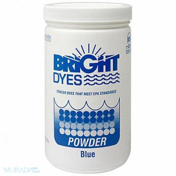 BRIGHT DYES Dye Tracer Powder Fluorescent Blue 1 lb, 8ZE47