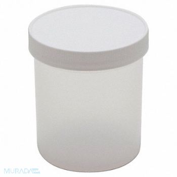 DYNALON Jar 500mL Plastic Wide PK10, 8ZEP6