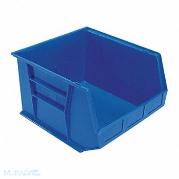 QUANTUM STORAGE SYSTEMS F0611 Hang and Stack Bin Blue PP 11 in, 8ZFV8