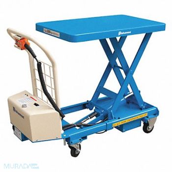 BISHAMON Mobile Scissors Lift Table Powered 24VDC, 8ZG07
