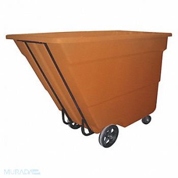 GRAINGER APPROVED Tilt Truck Med-Duty 1-3/4 cu yd. Orange, 8ZJR2