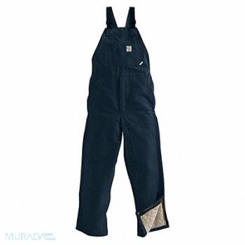 CARHARTT Bib Overall Dark Navy 36in. x 30in., 35ER12
