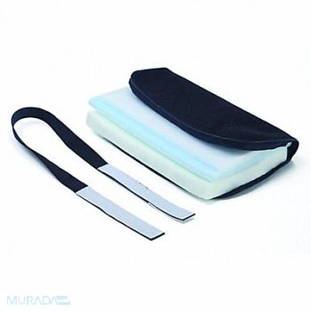 THE COMFORTMAKERS Backrest Black 12-1/2 H, 39EC70