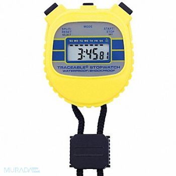 TRACEABLE Stopwatch 23 59 59 Timing Range, 9DUY3