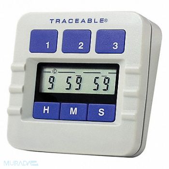 TRACEABLE Lab Timer LCD, 8PFC7