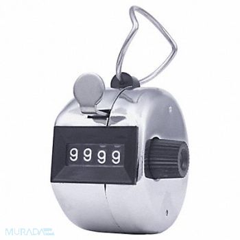 CONTROL COMPANY Hand Tally Counter 4 Digit, 9PX59