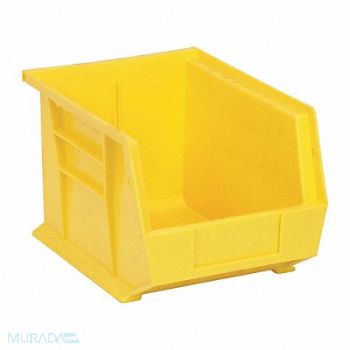 QUANTUM STORAGE SYSTEMS F0604 Hang and Stack Bin Yellow PP 7 in, 9AFK3