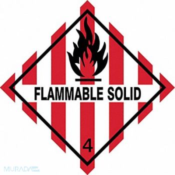 GRAINGER APPROVED DOT Container Label 4 Label W PK250, 9KFR6