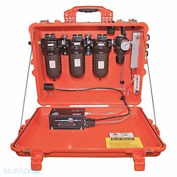 AIR SYSTEMS INTERNATIONAL Portable Filtration Panel 4 Users, 14A075