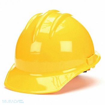 BULLARD E5090 Hard Hat Type 1 Class E Ratchet Yellow, 9ALU2