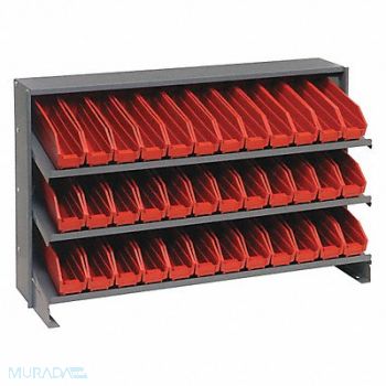 QUANTUM STORAGE SYSTEMS E1539 Bench Pick Rack 12x21x36in Red, 9ALY4