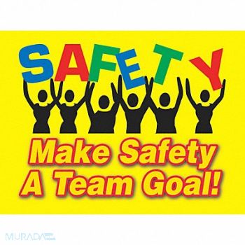 ACCUFORM Safety Poster 17 in x 22 in Plastic, 9APM7