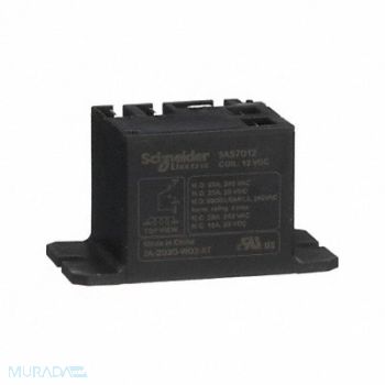 SCHNEIDER H8128 Enclosed Power Relay 5 Pin 12VDC SPDT, 6CWZ4