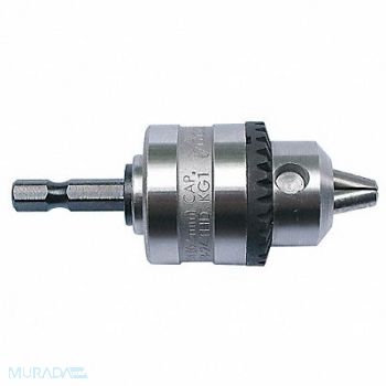 MILWAUKEE Drill Chuck Keyed Steel 0.250 In 1/4 In, 9AT65
