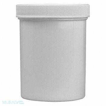 SP SCIENCEWARE Screw Cap Jar 236.6mL Plastic Wide PK12, 9AT84