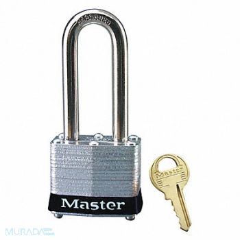 MASTER LOCK F0078 Lockout Padlock KA Black 1-1/4 H, 9CED5