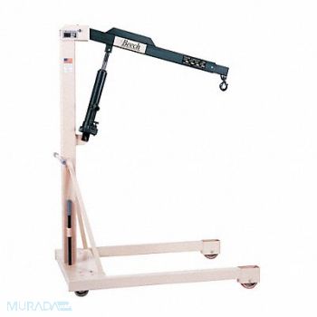 BEECH Mobile Floor Crane 1000 lb 28 in W, 9CET5