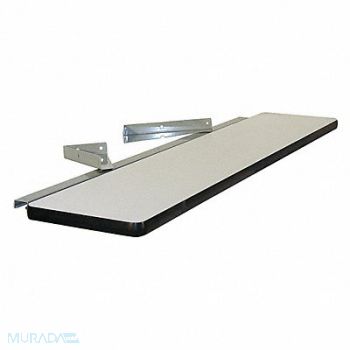 PRO-LINE E8574 Upper Shelf 60 W x 12 D x 3/4 in H Gray, 9CGJ4