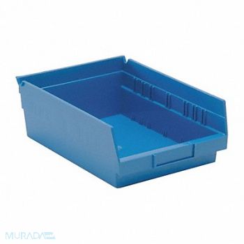 QUANTUM STORAGE SYSTEMS F0615 Shelf Bin Blue Polypropylene 4 in, 9CHP9