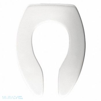 BEMIS Toilet Seat Elongated Bowl Open Front, 9CKJ6
