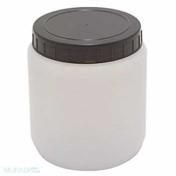 DYNALON Jar 2000mL Plastic Wide PK10, 9CLW8