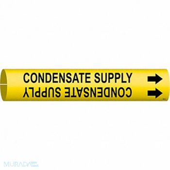 BRADY Pipe Marker Condensate Supply 13/16in H, 9CPL5