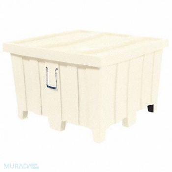 MYTON INDUSTRIES Bulk Container White, 9CVU3