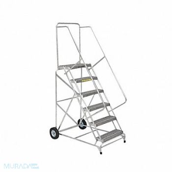 BALLYMORE Wheelbarrow Ladder Aluminum 50 In.H, 9DEY5