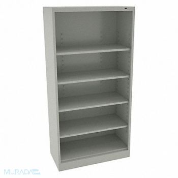 TENNSCO Bookcase Width 36 In 5 Shelf Grey, 9DFN5