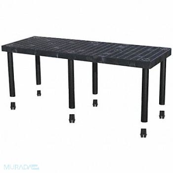 STRUCTURAL PLASTICS Plastic Shlving Open Add-On 24 H 1 Shelf, 9DKL2