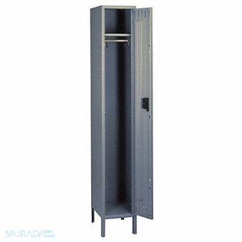 TENNSCO F0409 Lckr 1x1Lckr Gray 66 x12 x18 UnAssm, 9DNU3