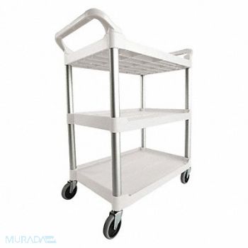 RUBBERMAID COMMERCIAL PRODUCTS Utility Cart 200 lb Load Cap. Plastic, 9DTT2