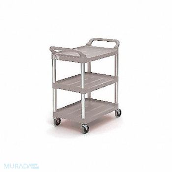 RUBBERMAID COMMERCIAL PRODUCTS Utility Cart 200 lb Load Cap. Plastic, 9DTT3