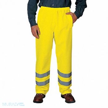 OCCUNOMIX Breathable Pants Hi Vis Yellow Size 48, 9E370