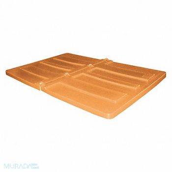 GRAINGER APPROVED Truck Lid Orange Fits 59-2/5 cu ft., 9DVT6