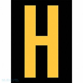 STRANCO INC Reflective Letter Label H 2-1/2in H PK25, 9DXF2
