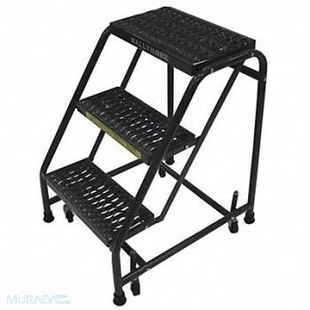 BALLYMORE Rolling Ladder Steel 28-1/2 In.H, 9E382