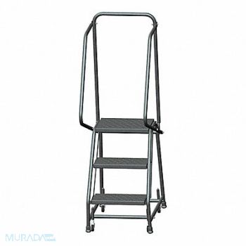 BALLYMORE Rolling Ladder Steel 28-1/2 In.H, 9E384
